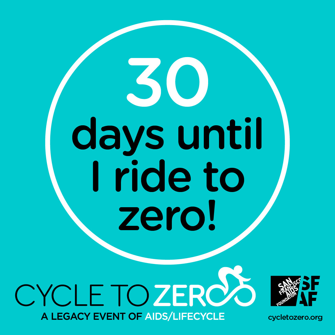 30 days until I ride to zero