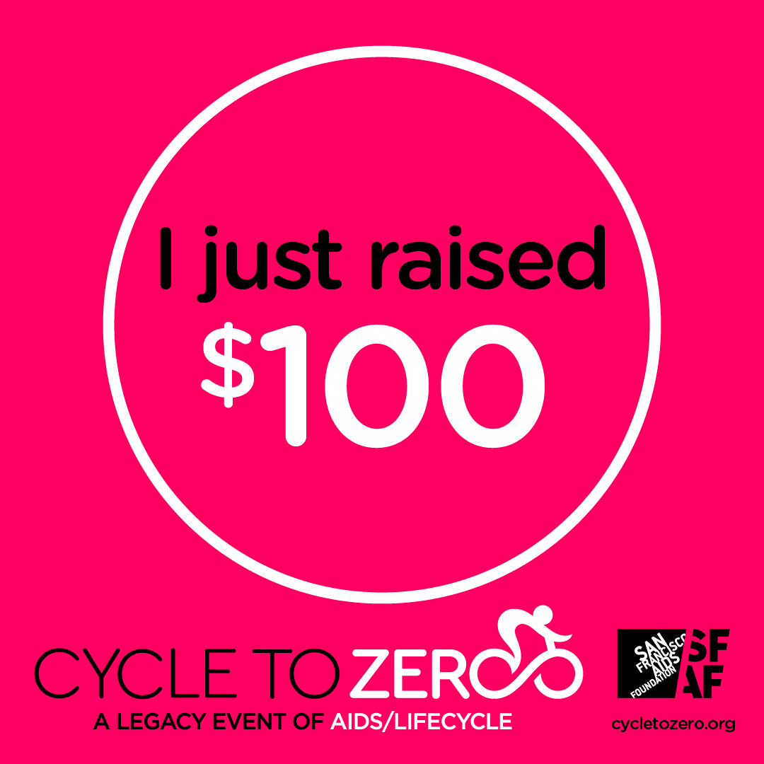 I raised 100 dollars