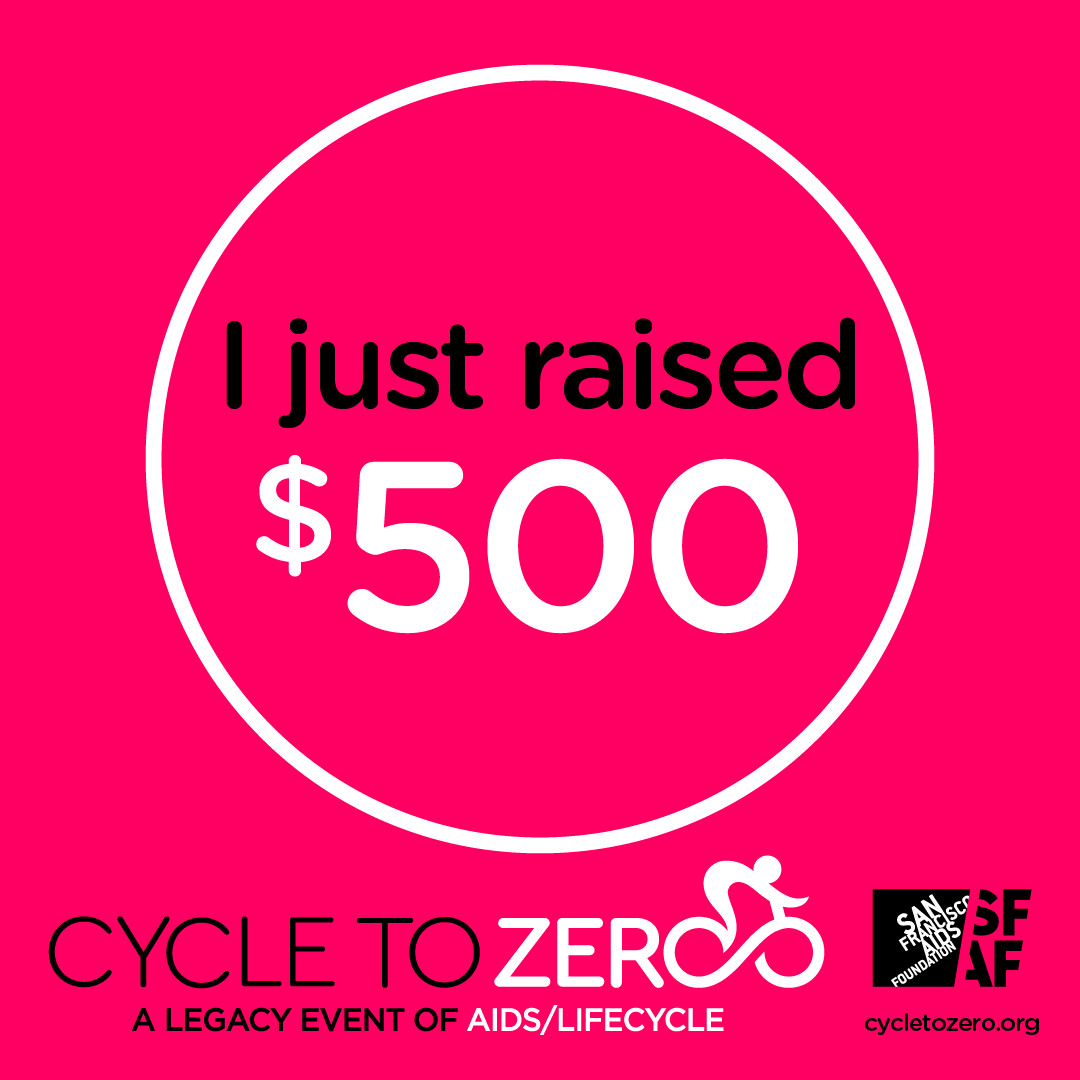 I raised 500 dollars